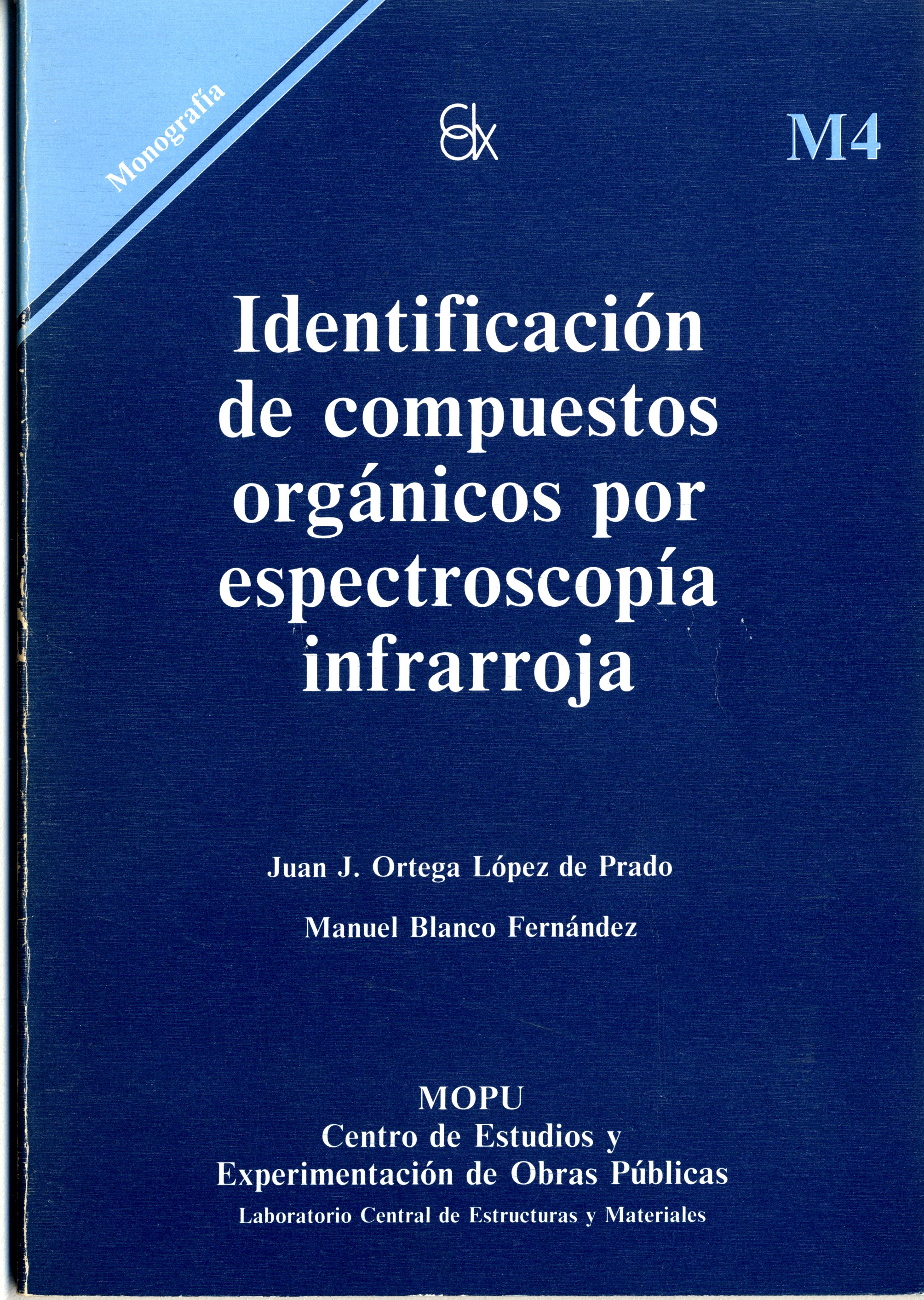 Identificación de compuestos orgánicos por espectroscopía infrarroja. M-4