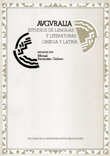 Auguralia.Estudios de lenguas y literaturas griega y latina