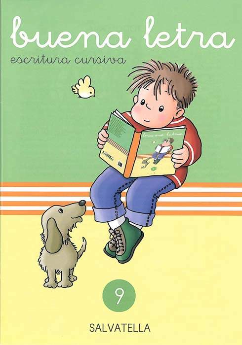 Buena letra, escritura cursiva 9, Educación Primaria