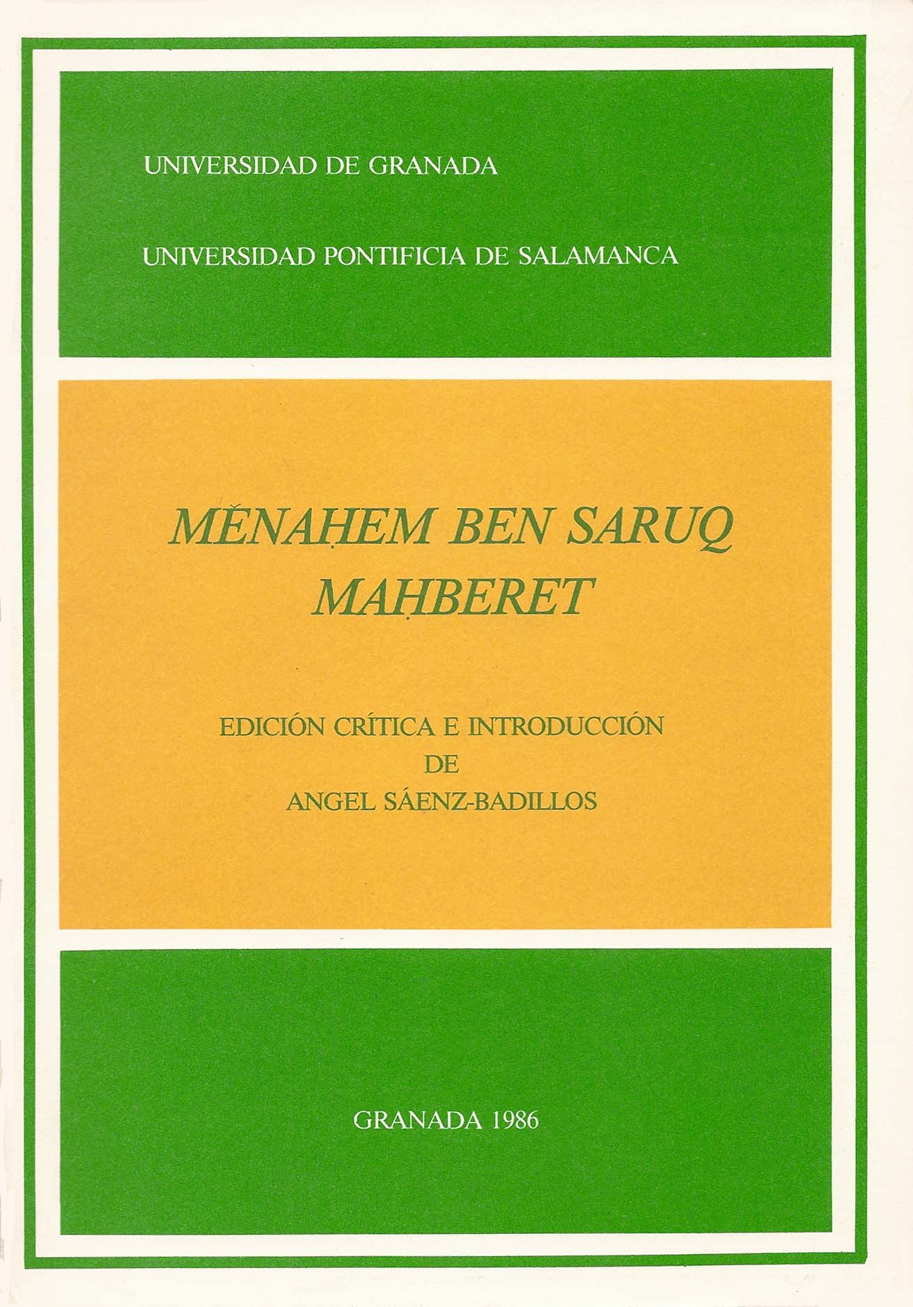 Menahem Ben Saruq Mahberet