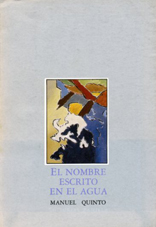 Nombre escrito en el agua