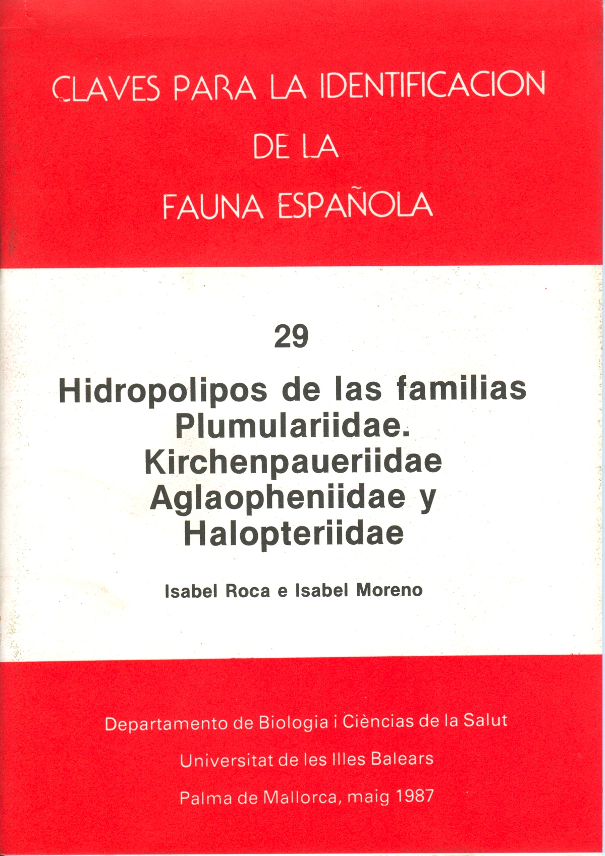 Hidropolipos de las familias Plumulariidae