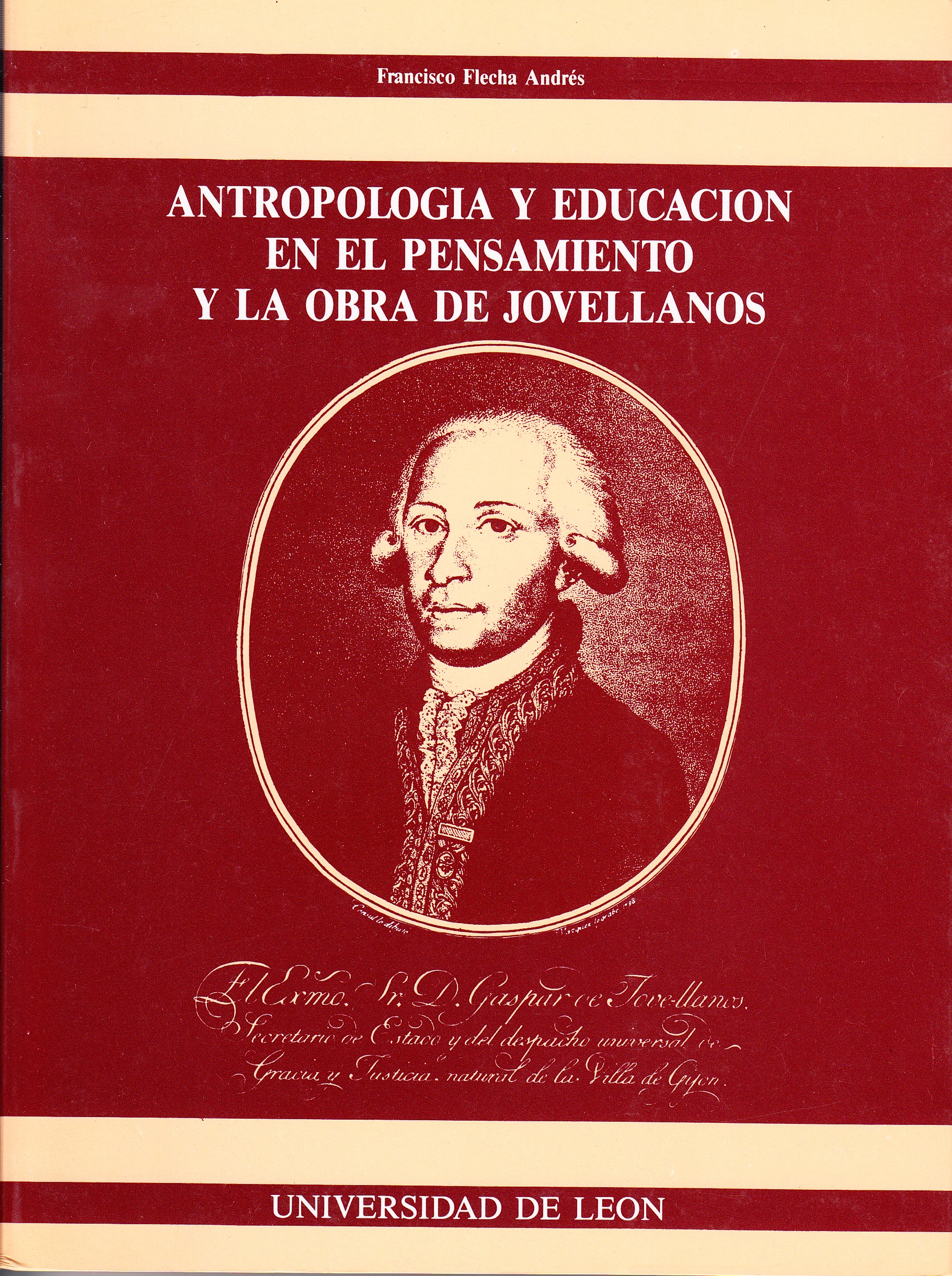 Antropología y Educación en el Pensamiento y la Obra de Jovellanos