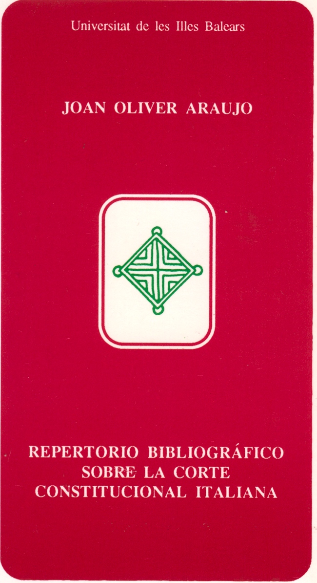 Repertorio bibliográfico sobre la corte constitucional italiana