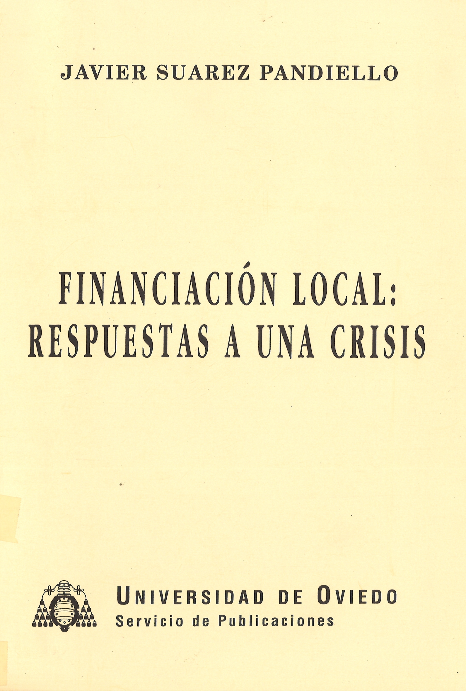 Financiación local: respuestas a una crisis