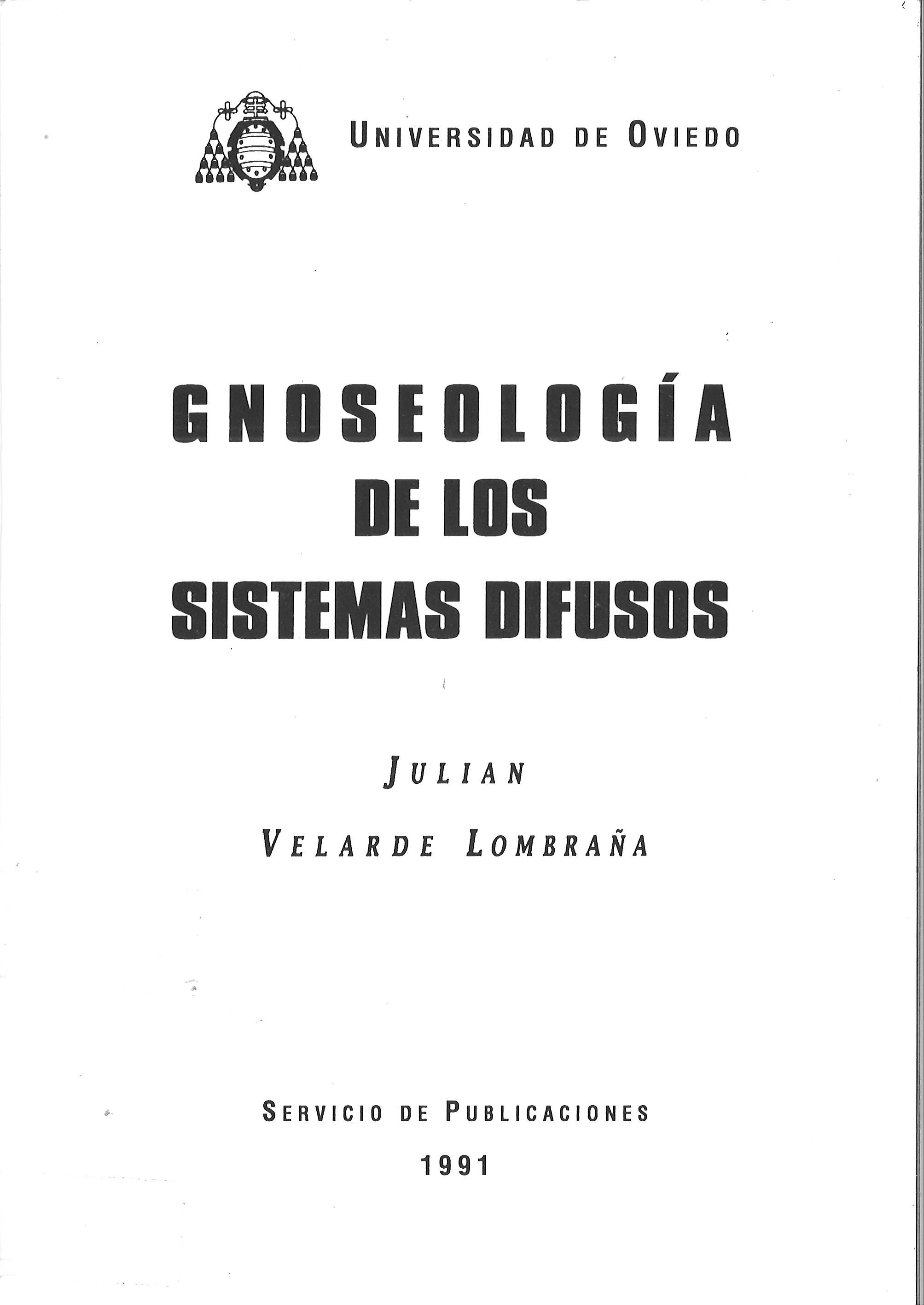 Gnoseología de los sistemas difusos