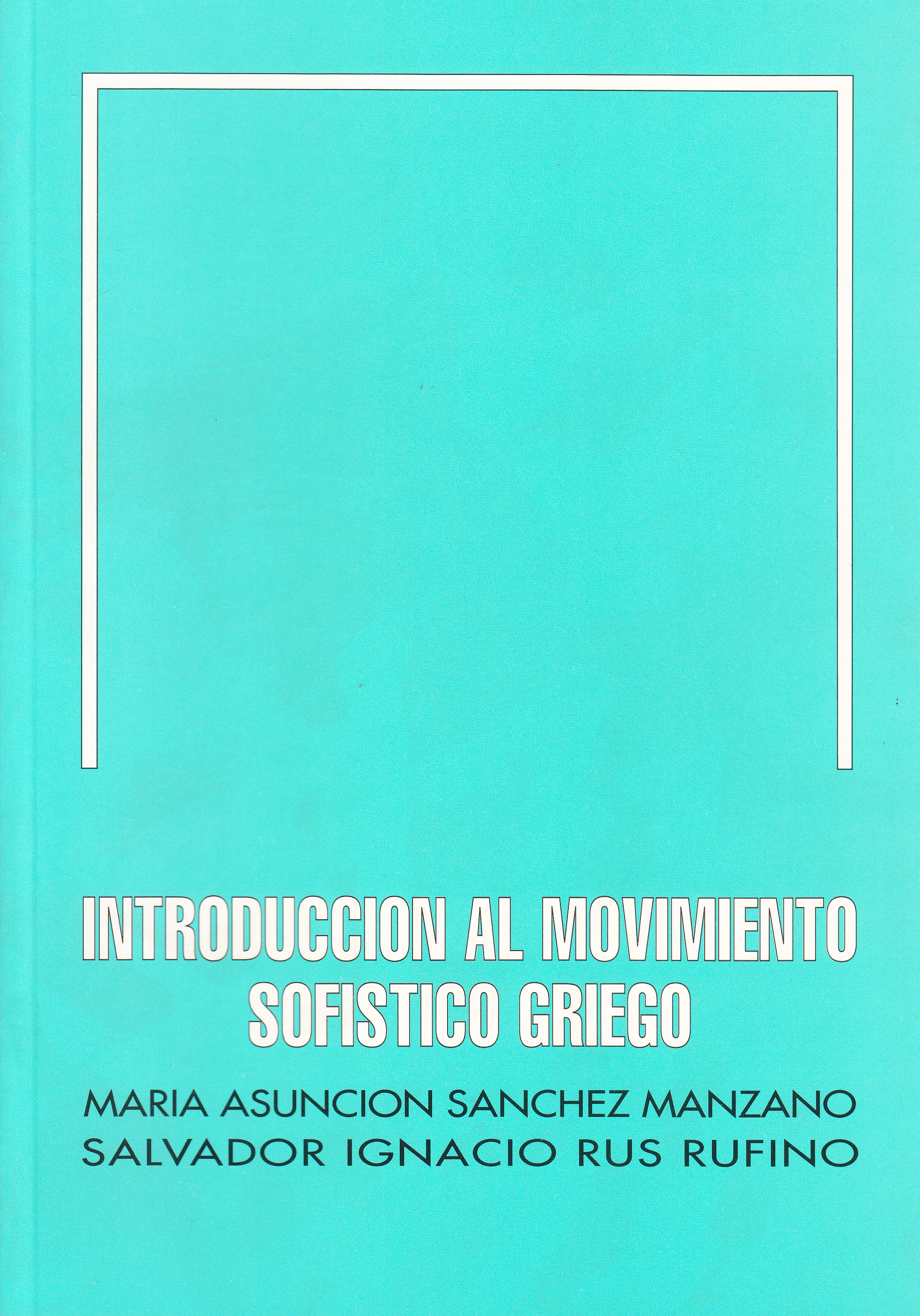 Introducción al movimiento sofístico griego