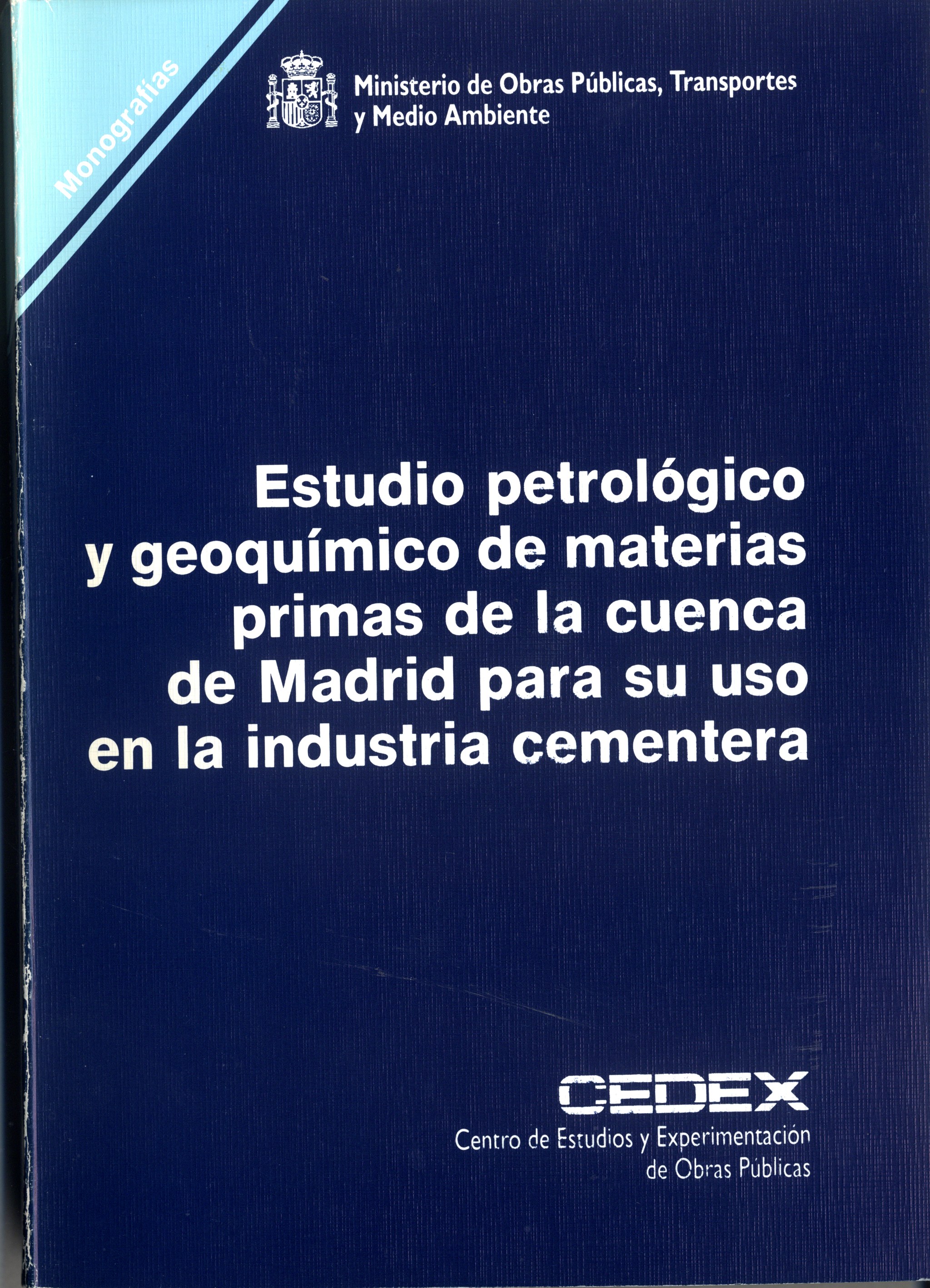 Estudio petrológico y geoquímico de materias primas de la cuenca de Madrid para su uso en la industria cementera. M-34