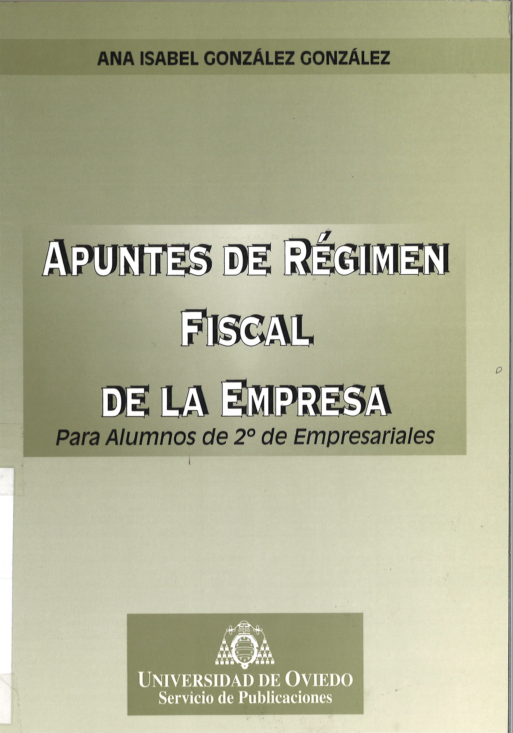 Apuntes de régimen fiscal de la empresa