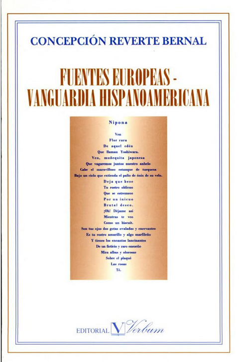 Fuentes europeas, vanguardia hispanoamericana