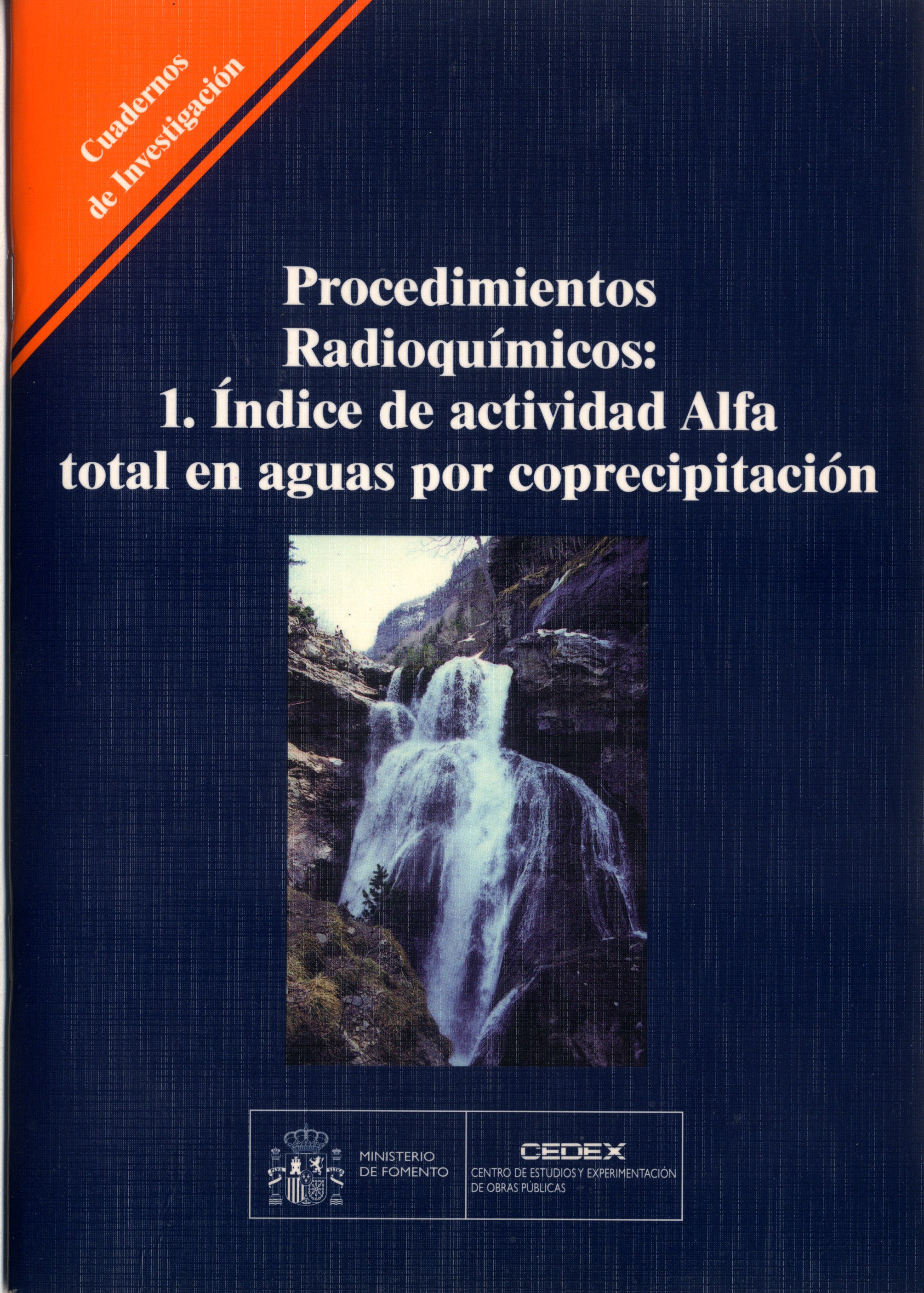 Procedimientos Radioquímicos: 1. Índice de actividad Alfa total en aguas por coprecipitación. C-39