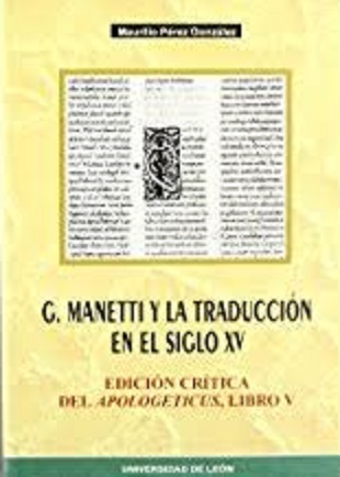 G. Manetti y la traducción en el siglo XV
