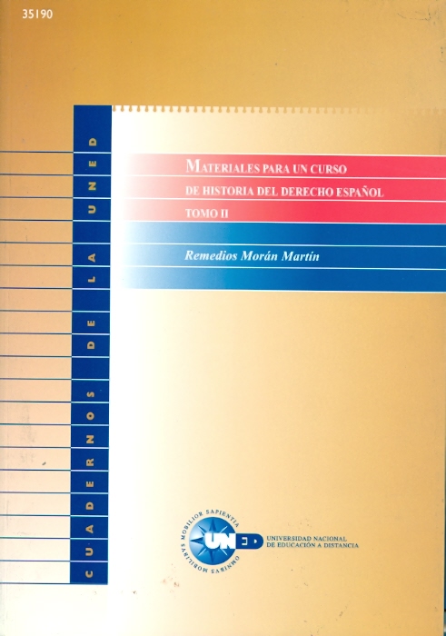 Materiales para un curso de historia del derecho. T-II