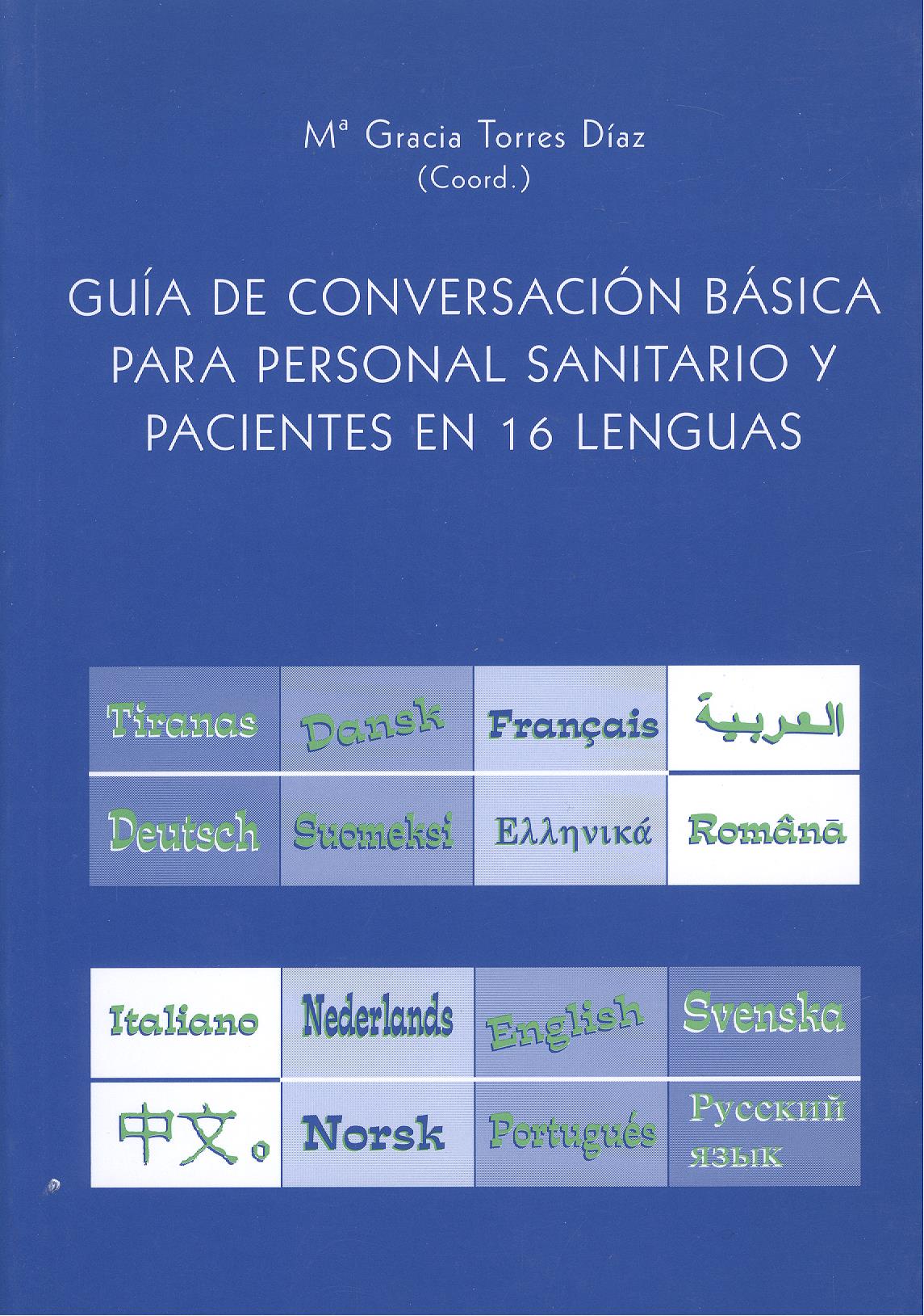 Guía de conversación básica para personal sanitario y pacientes en 16 lenguas