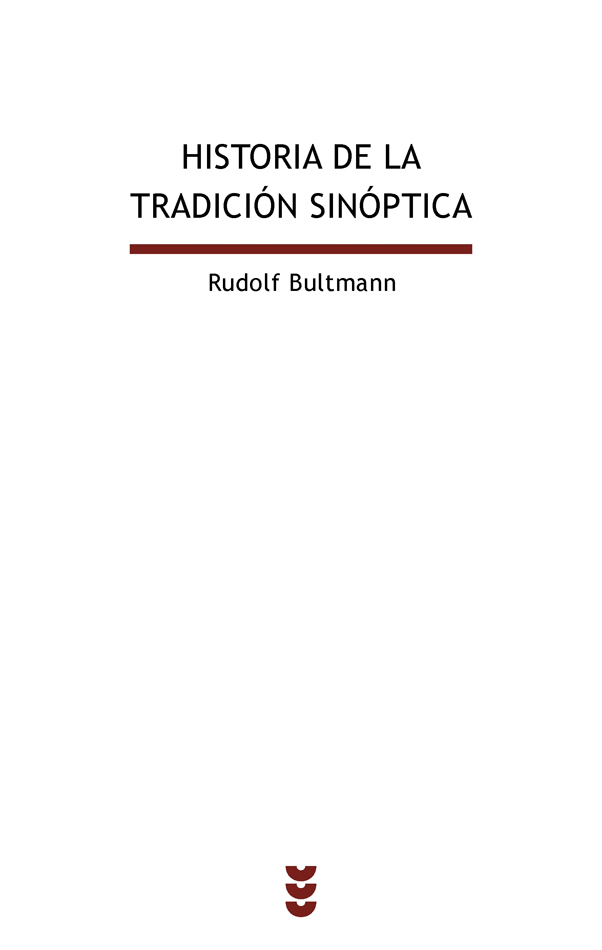 Historia de la tradición sinóptica