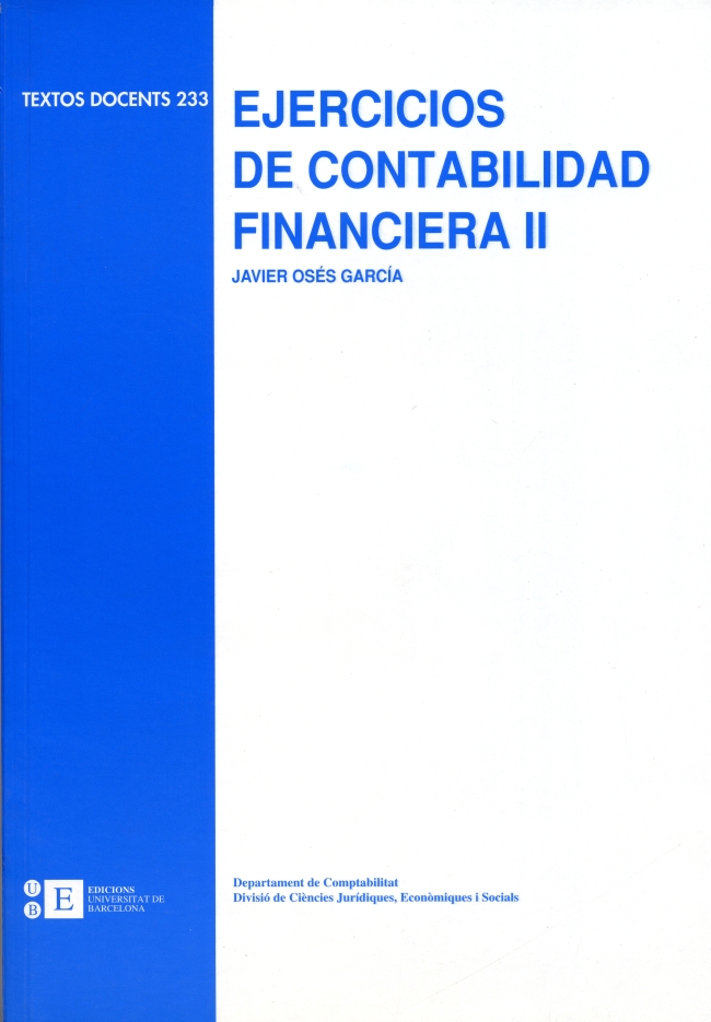 Ejercicios de contabilidad financiera II