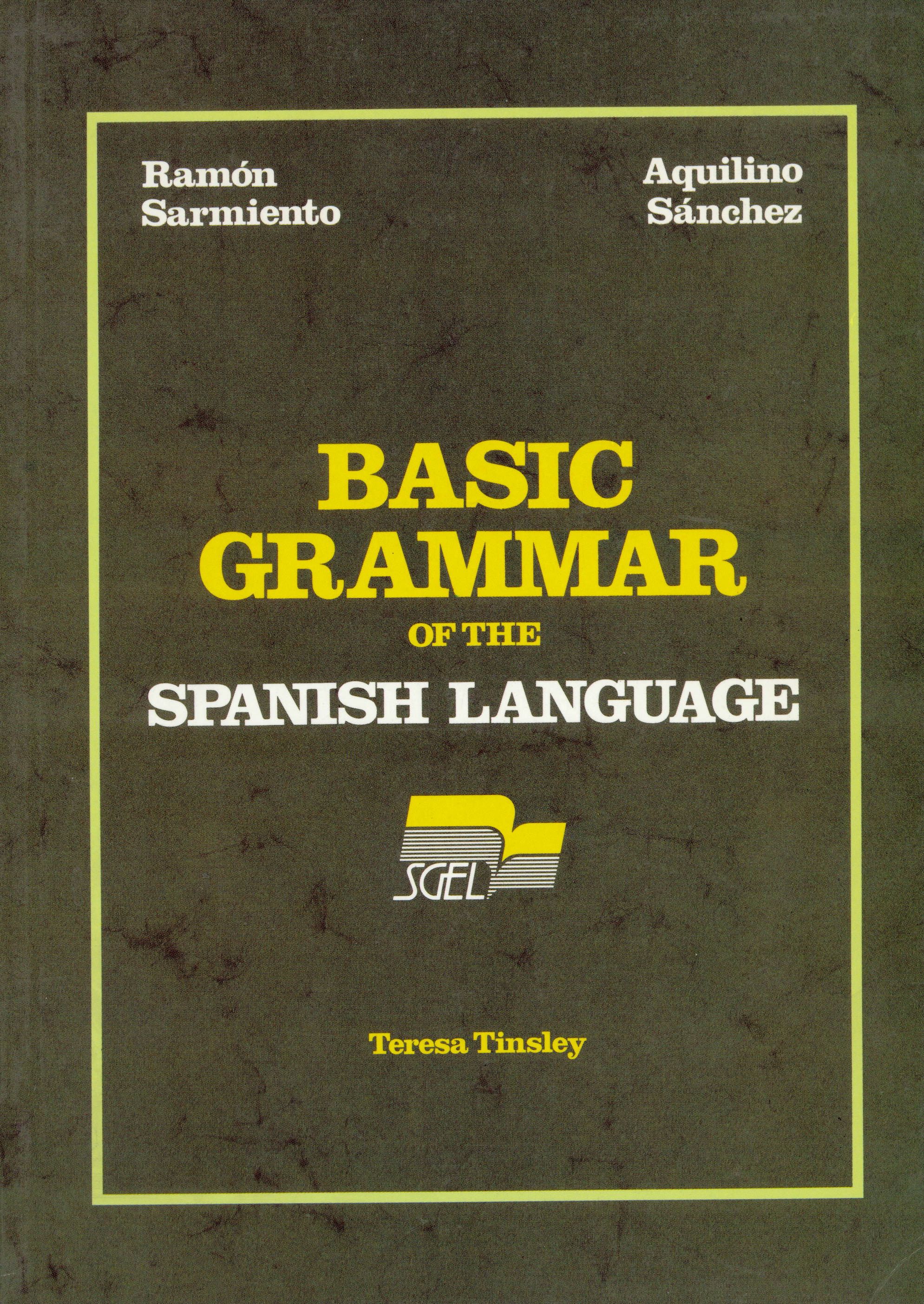 Basic grammar Spanish language