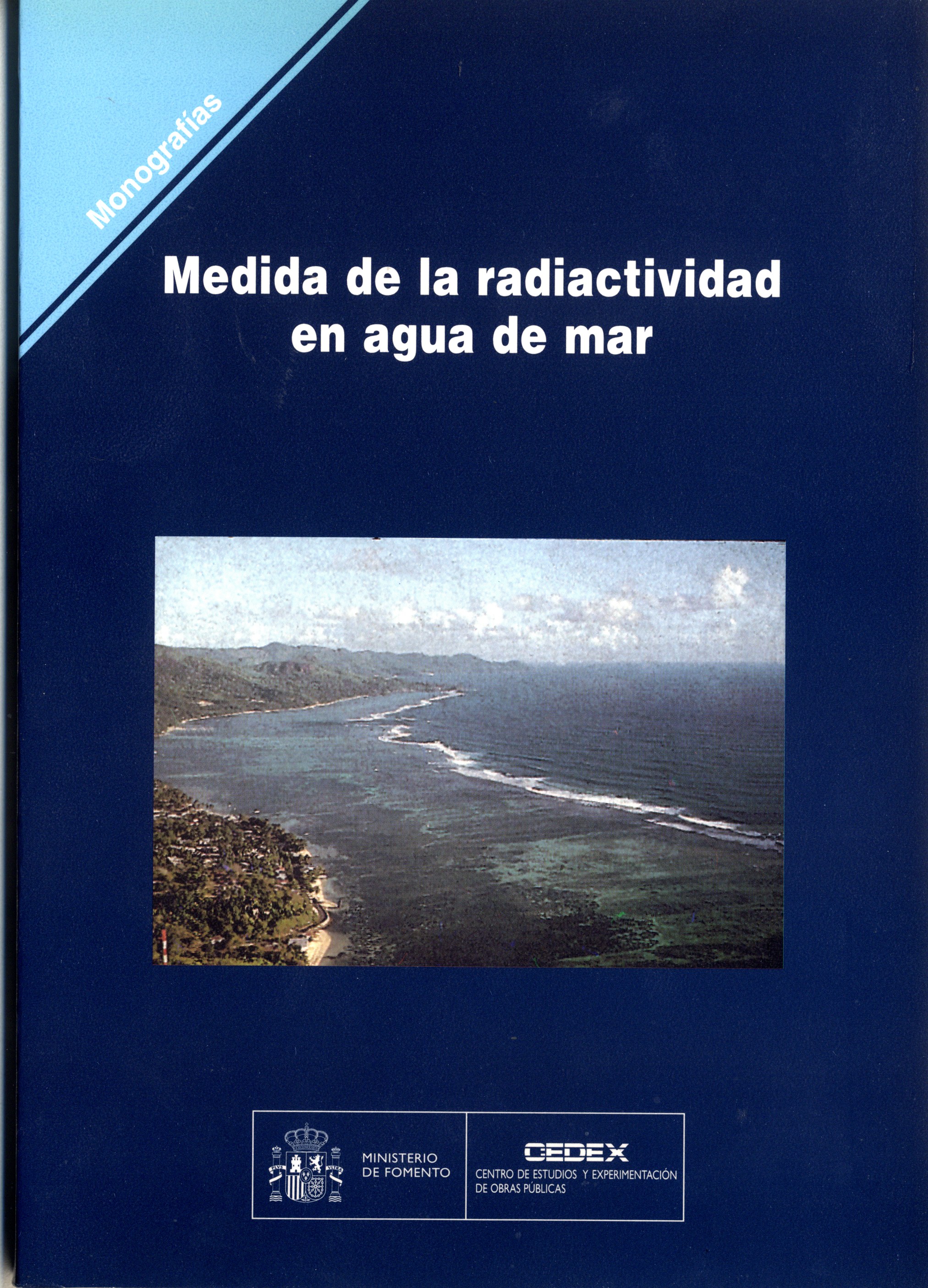 Medida de la radiactividad en agua de mar. M-74