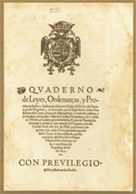 Quaderno de Leyes, Ordenanças y Provisiones, hechas a suplicación de los tres Estados del Reyno de Navarra, por su Magestad o en su nombre. Impreso en 1553