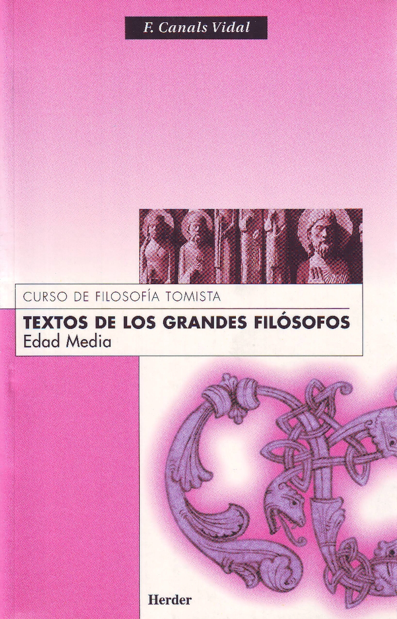 Textos de los grandes filósofos. Edad Media