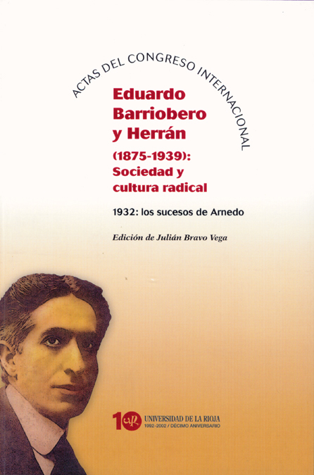 Actas del congreso Internacional Eduardo Barriobero y Herrán (1875-1939)