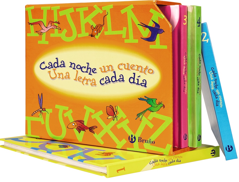 Estuche Cada noche un cuento, una letra cada día