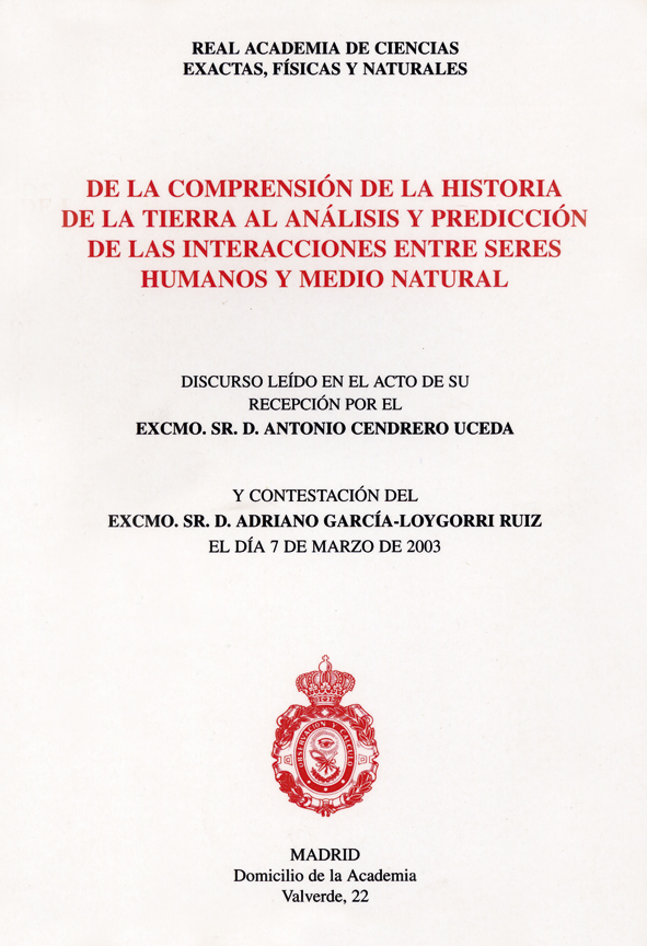 De la comprensión de la Historia de la Tierra al análisis y predicción de las interacciones entre seres humanos y el medio rural
