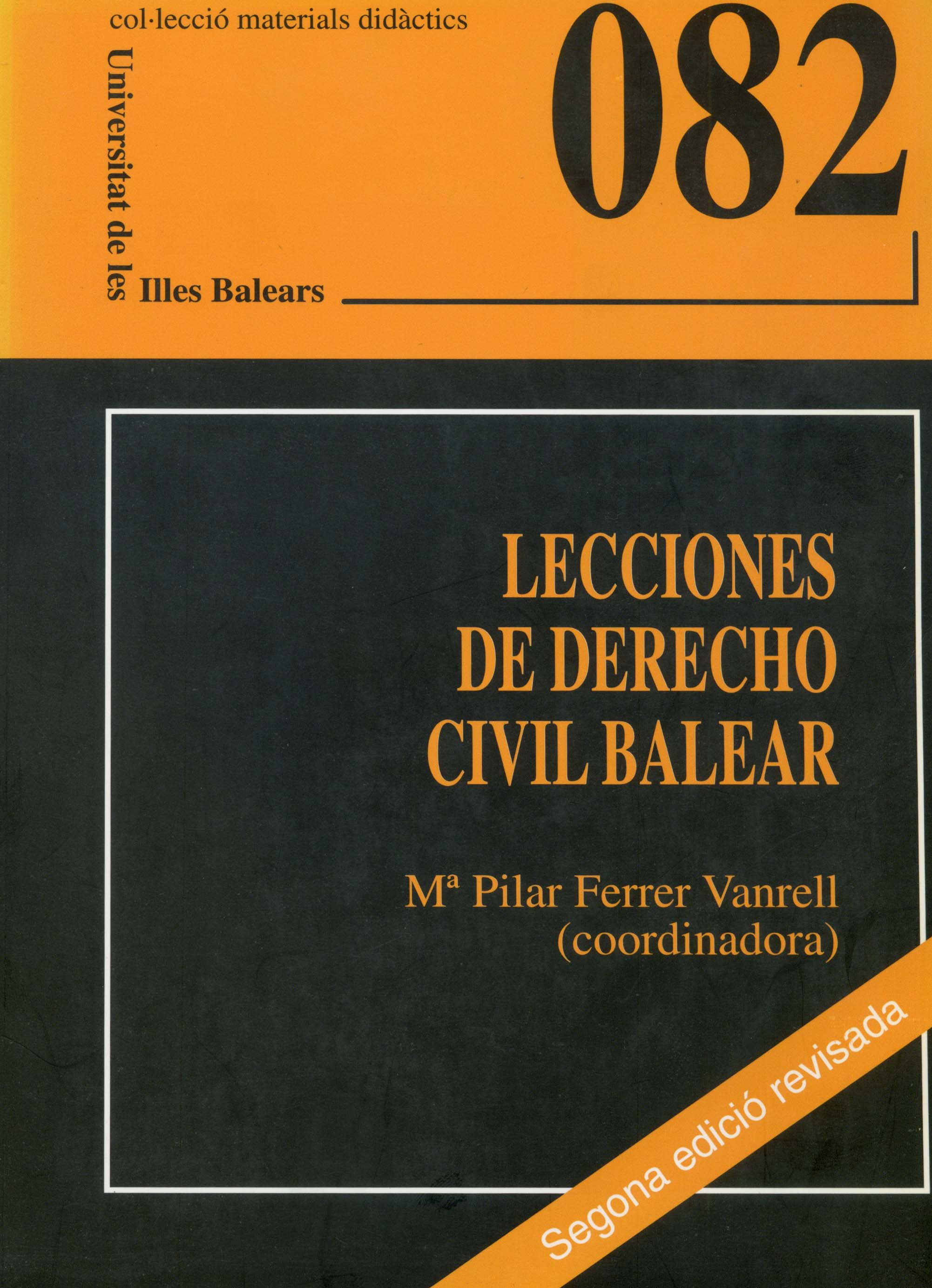 Lecciones de derecho civil balear
