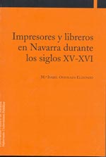 Impresores y libreros en Navarra durante los siglos XV-XVI