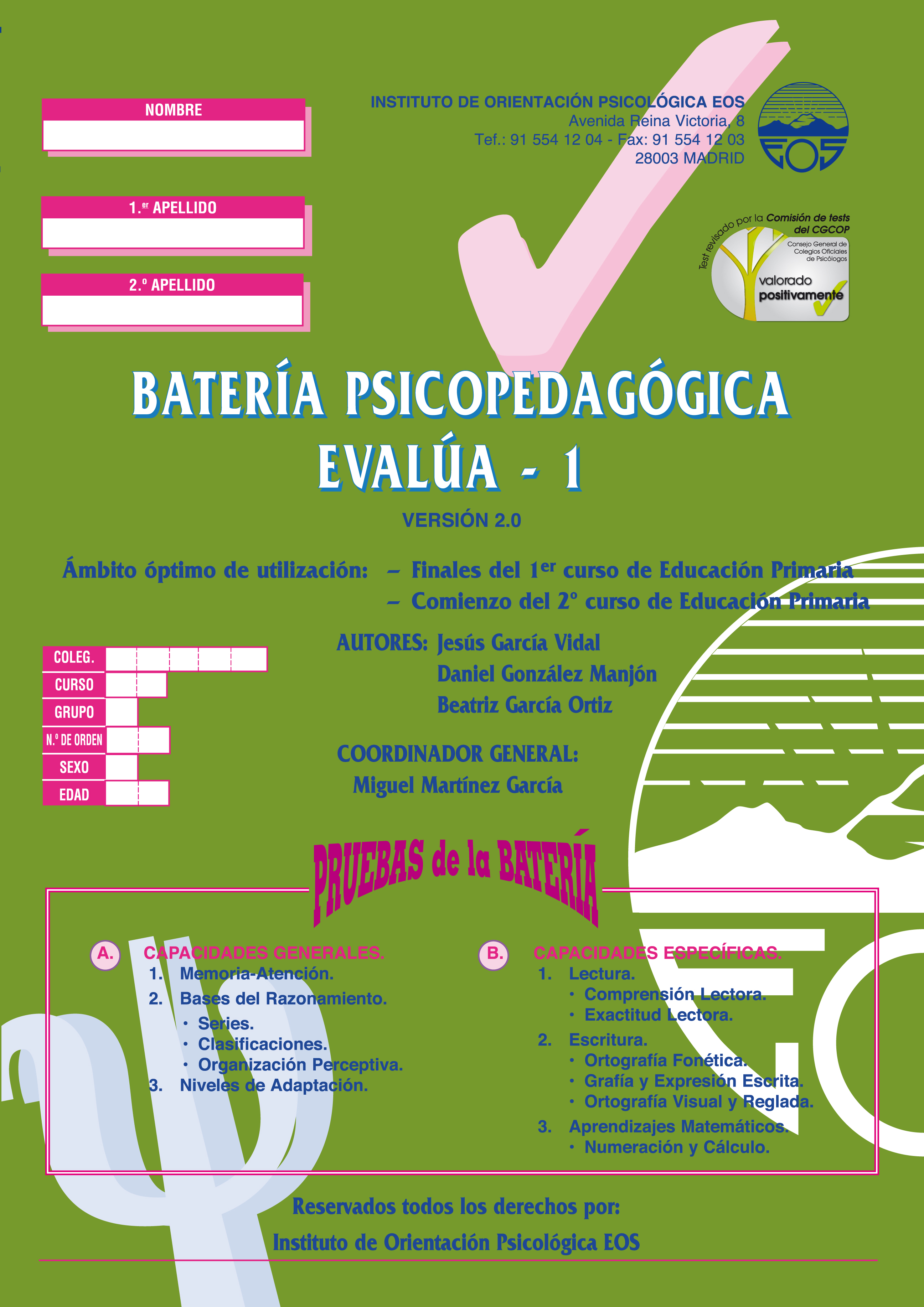 EVALÚA-1 (Batería)