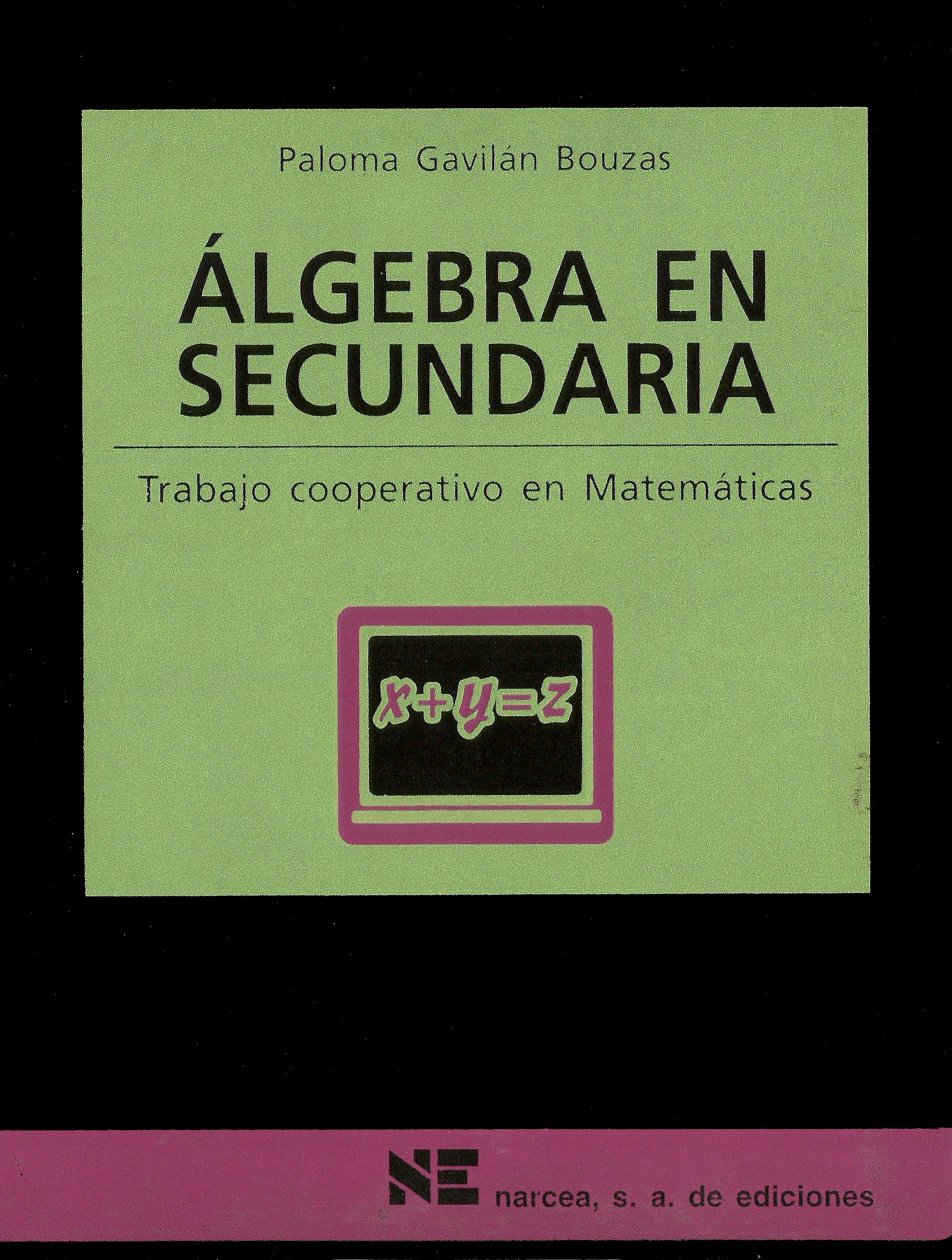 Álgebra en secundaria