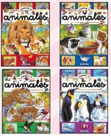 Pegatinas de animales (4 títulos)