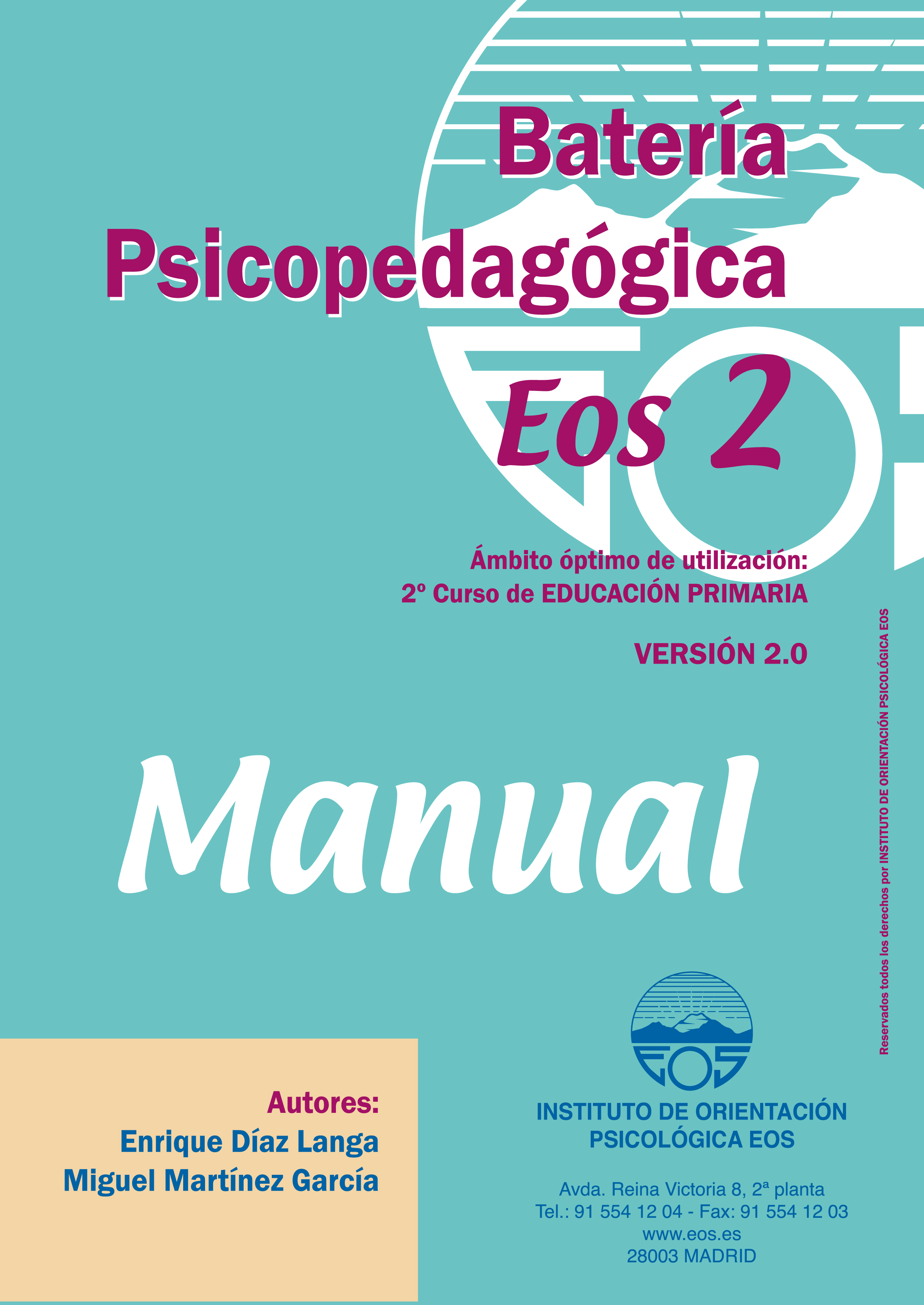 Batería Psicopedagógica EOS-2 (Manual)
