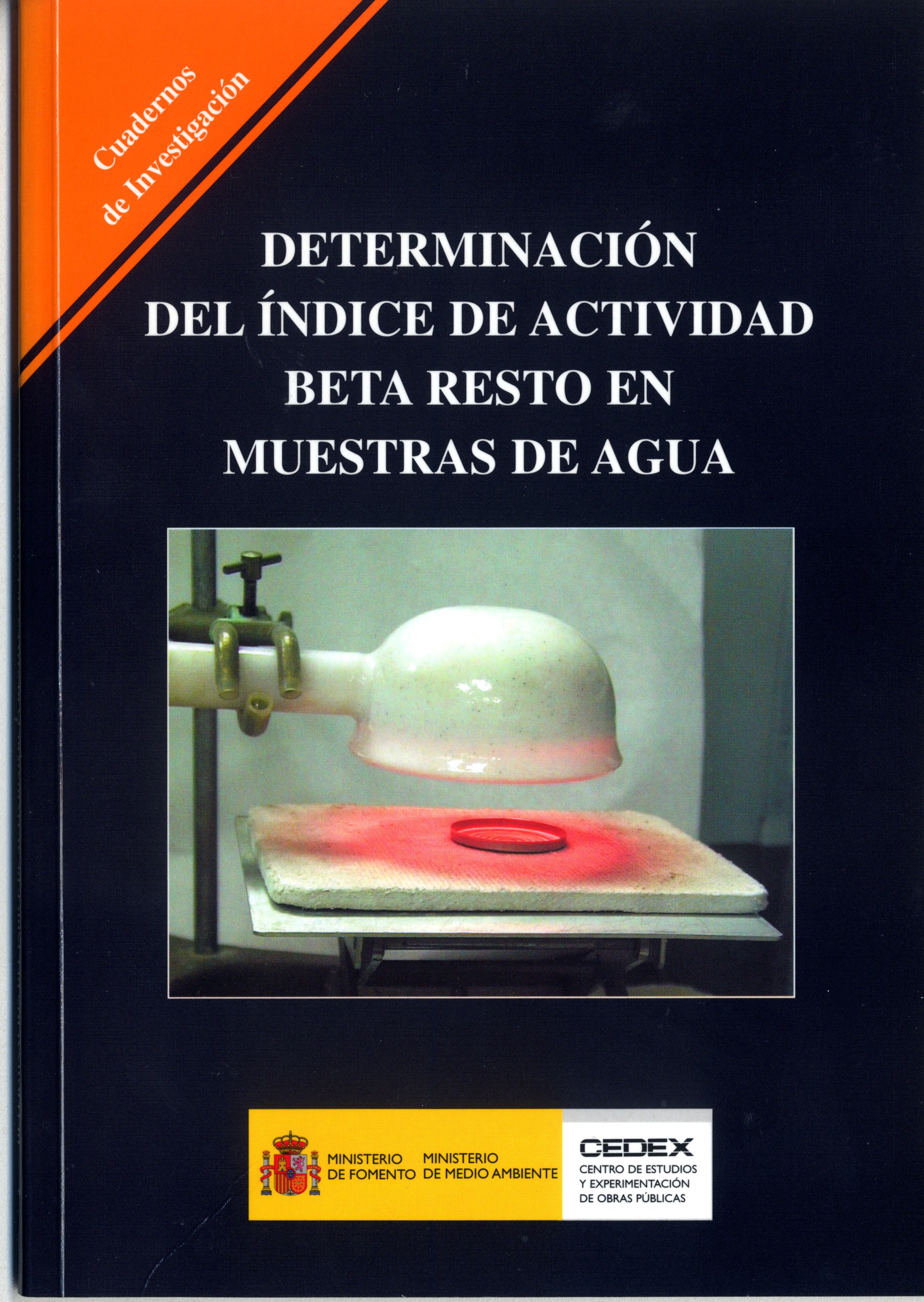 Determinación del índice de actividad beta resto en muestras de agua. C-50