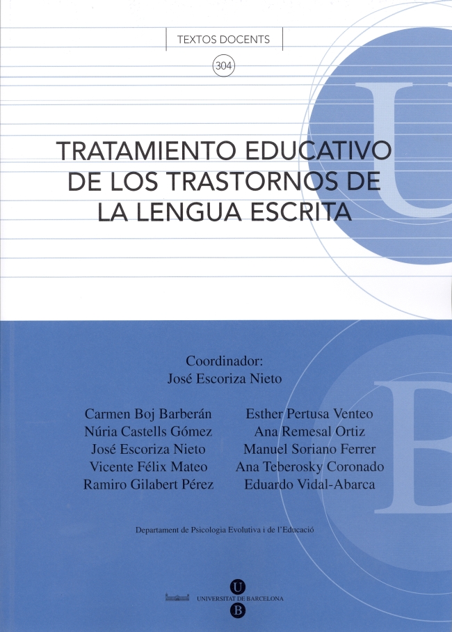 Tratamiento educativo de los trastornos de la lengua escrita