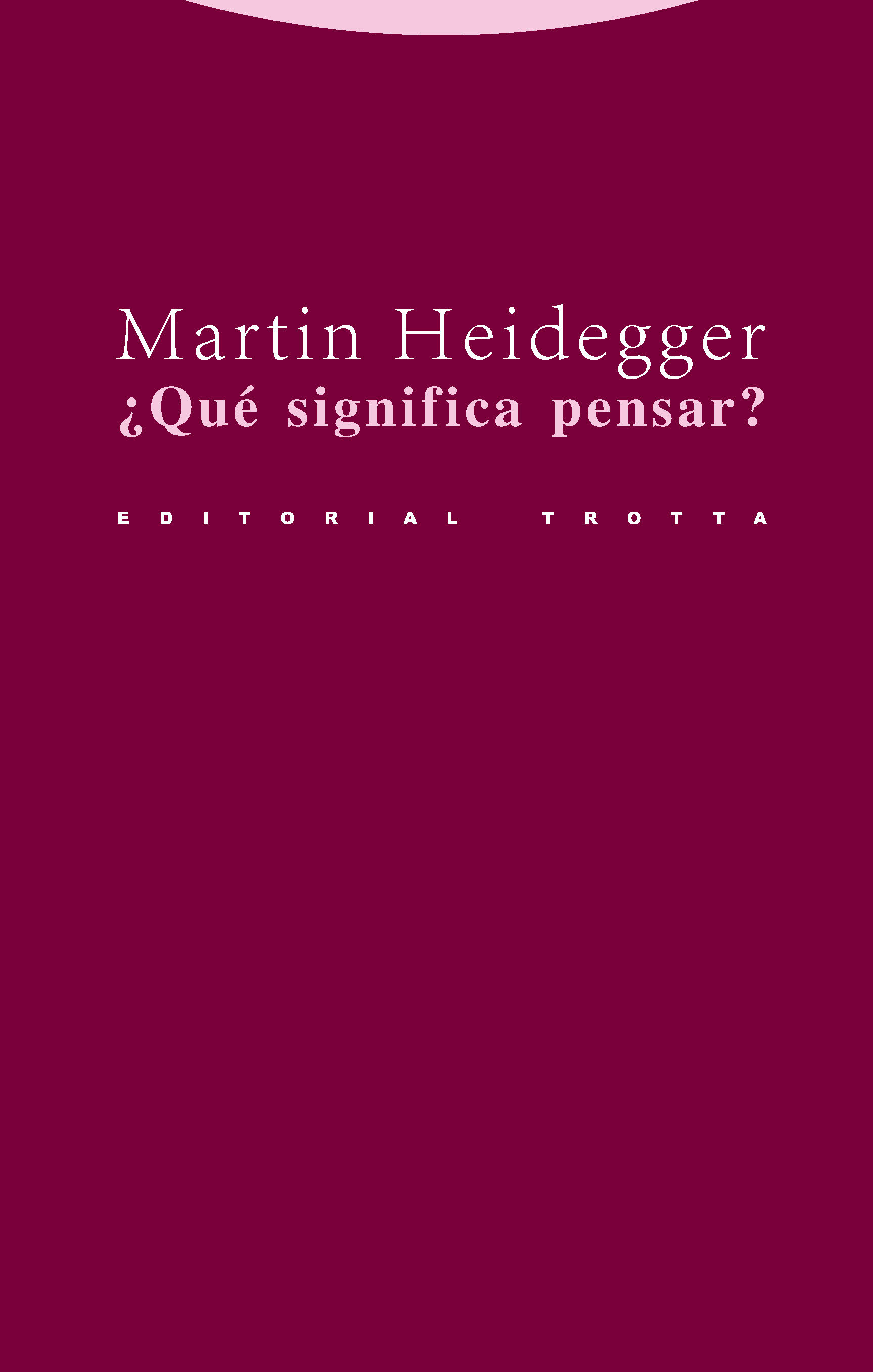 ¿Qué significa pensar?