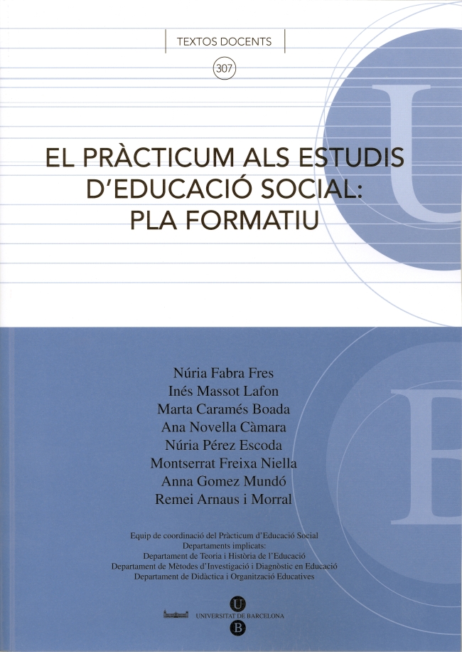 El pràcticum als estudis d'educació social: pla formatiu
