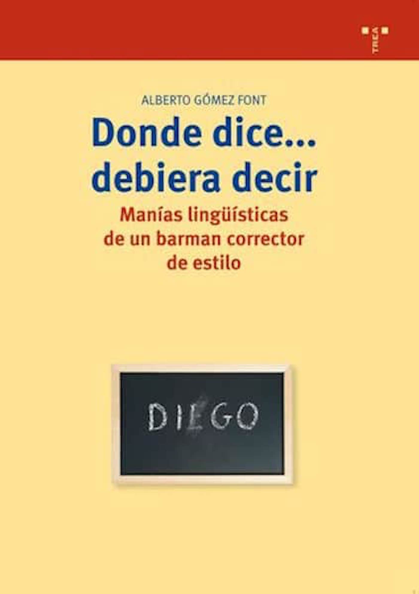 Donde dice...debiera decir