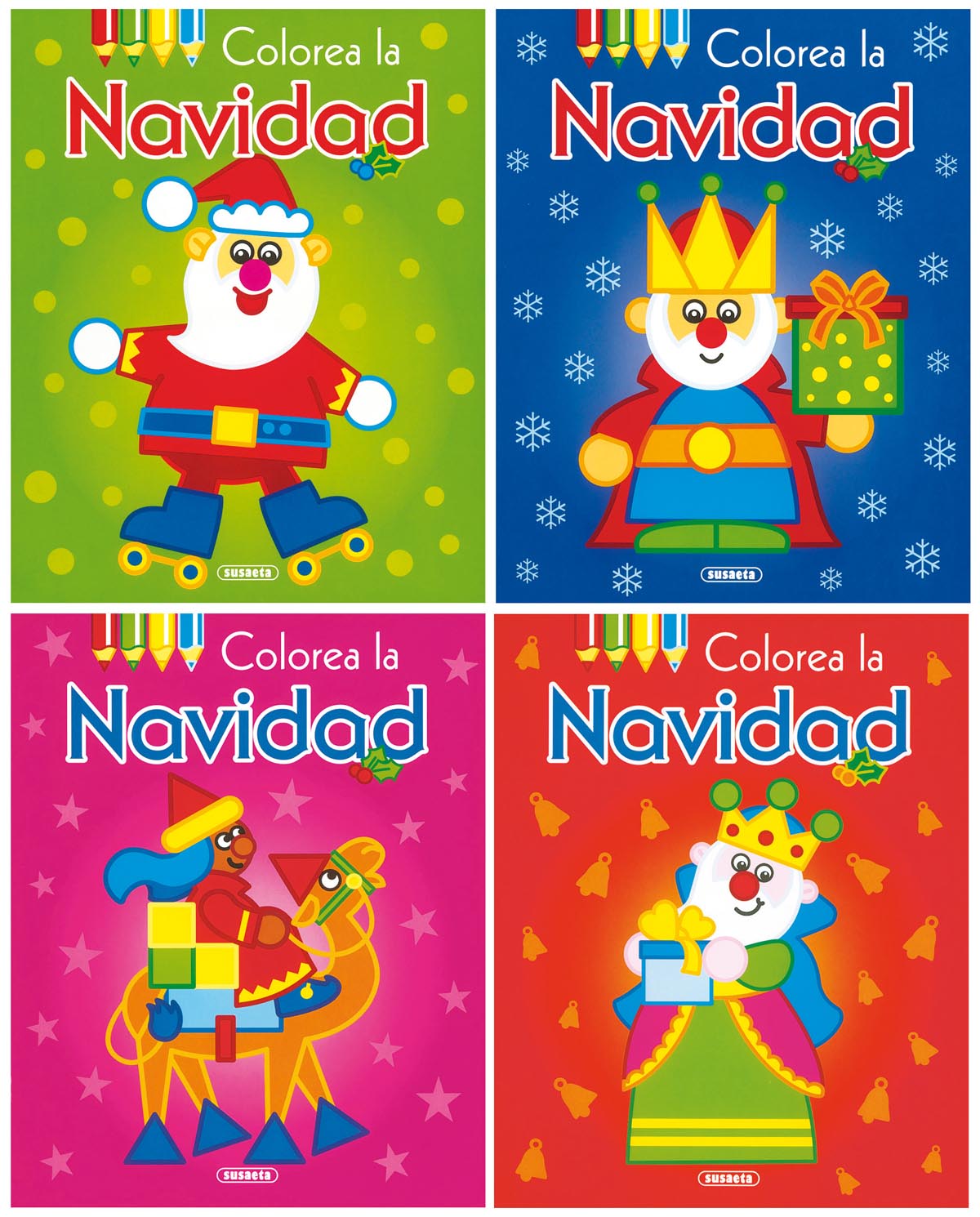 Colorea la Navidad (4 títulos)