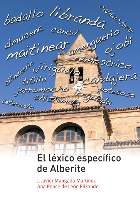 El léxico específico de Alberite
