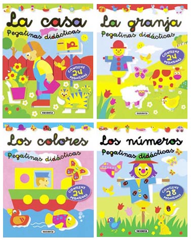 Pegatinas didácticas (4 títulos)