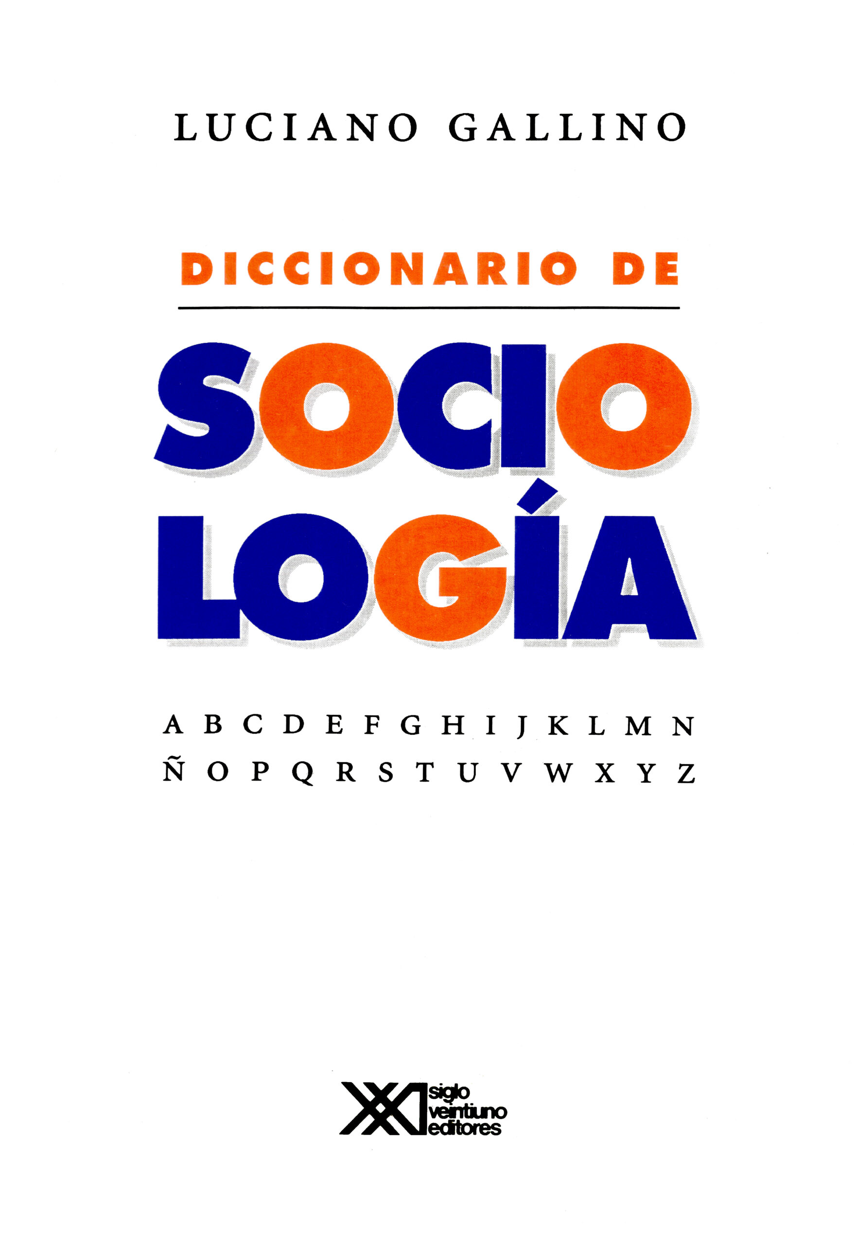Diccionario de sociología