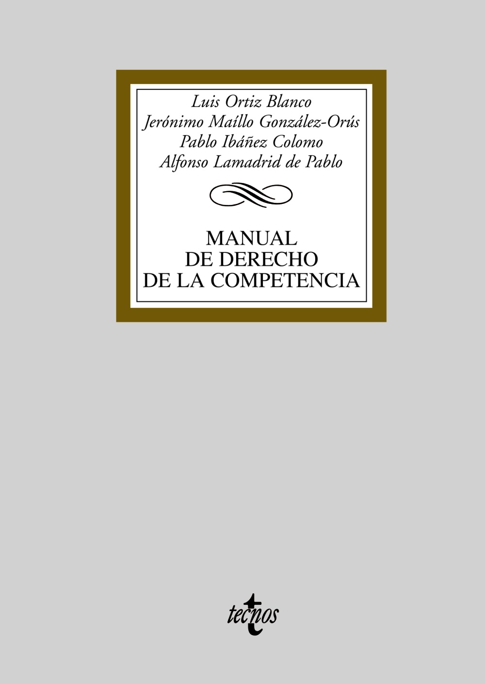 Manual de Derecho de la Competencia