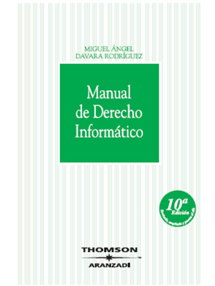 Manual de Derecho Informático