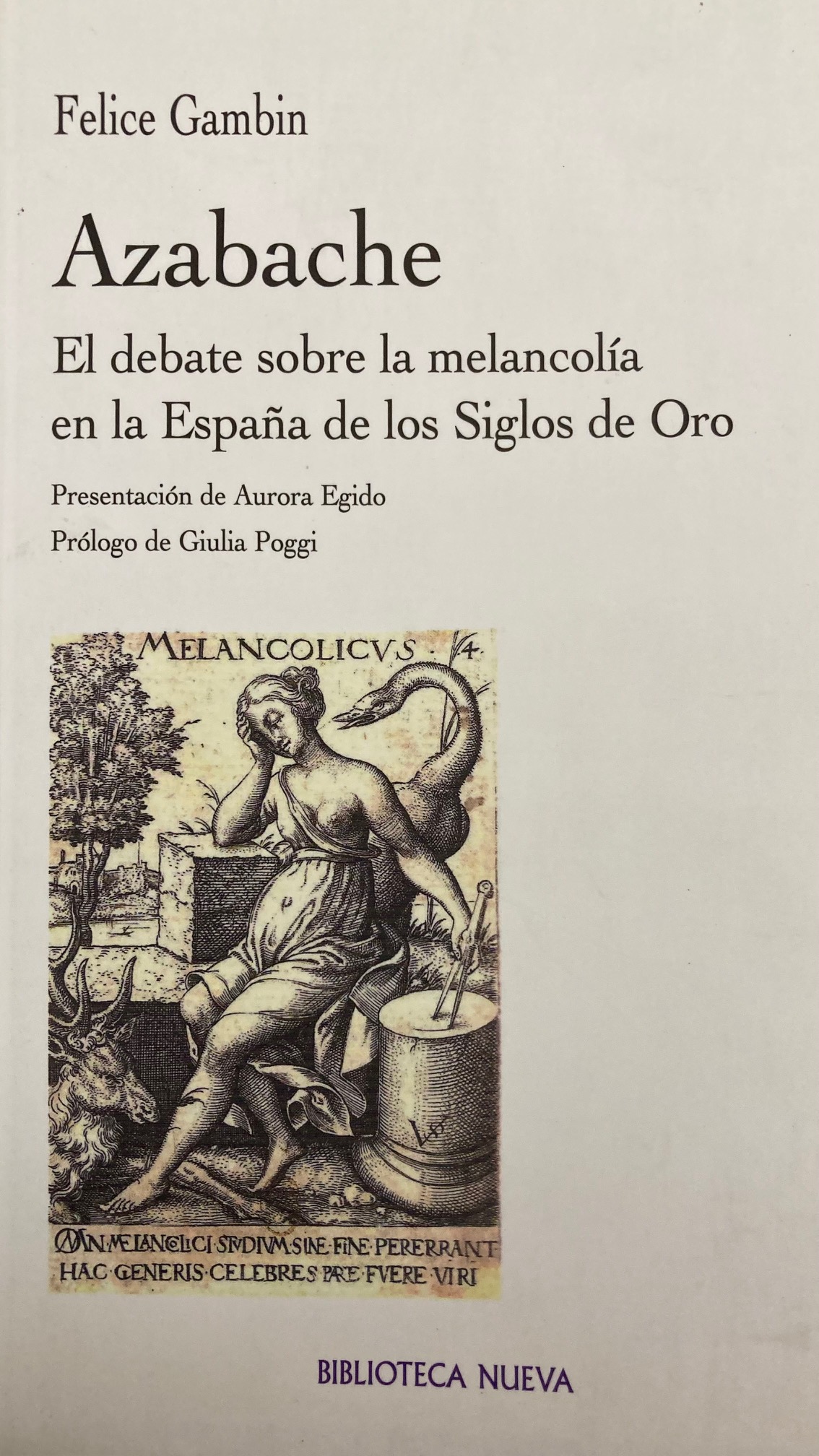 Azabache. El debate sobre la melancolía