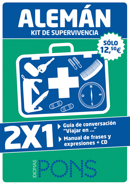 Kit de supervivencia ALEMÁN. Viajar en alemán + Alemán de cada día