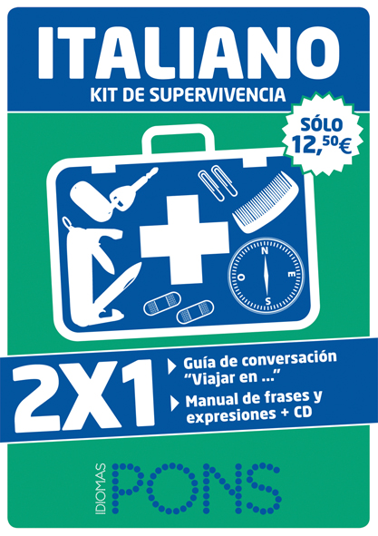Kit de supervivencia ITALIANO. Viajar en italiano + Italiano de cada día