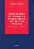 Manual para licitadores y contratistas del sector público