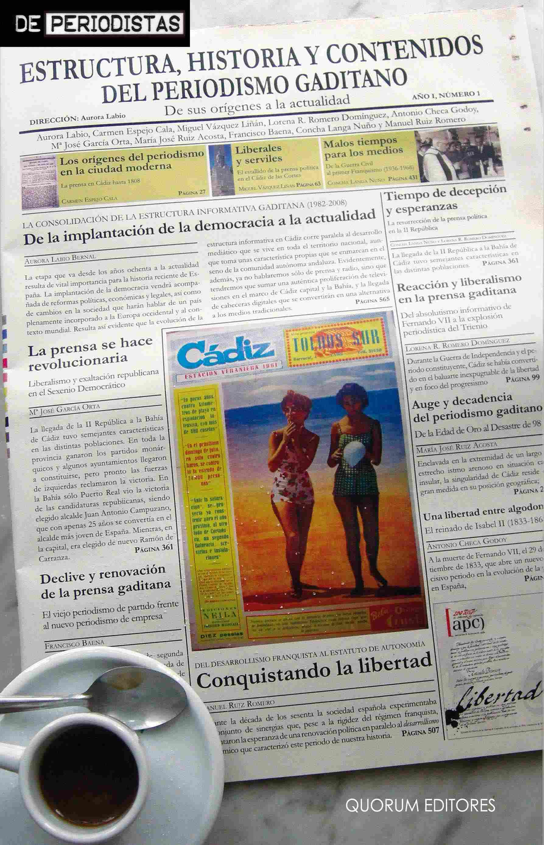 Estructura, historia y contenidos del periodismo gaditano