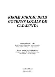 Règim Jurídic dels Governs Locals de Catalunya